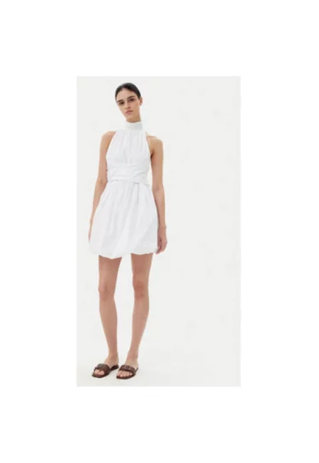 Дамска рокля  TD0606 - Памук - Бял