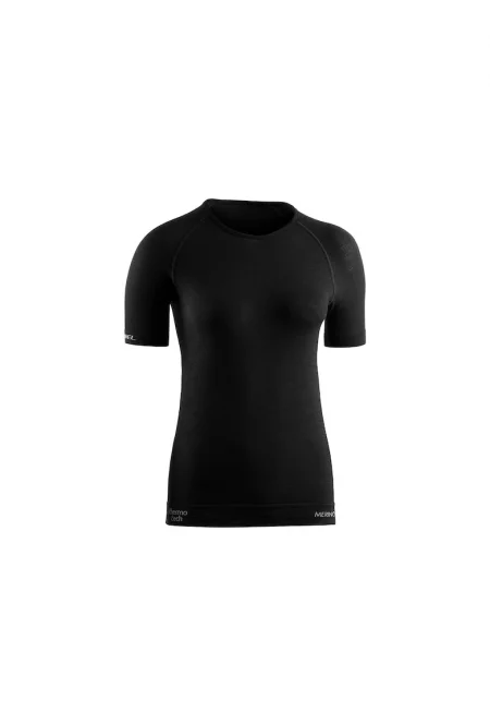 Дамска термо тениска -  Merino Lite - черна
