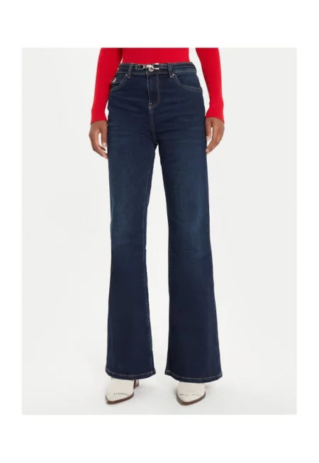 Дамски дънки -  304480942 - Памук/Полиестер - Син - Син