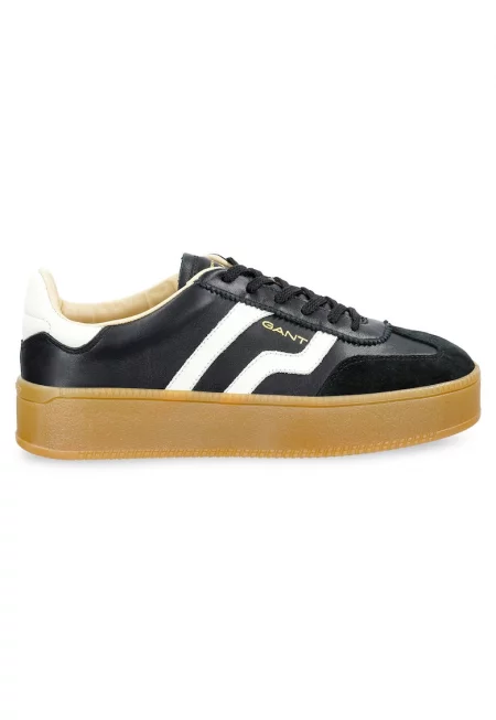 Дамски кецове -  305603203 - естествена кожа - черен -