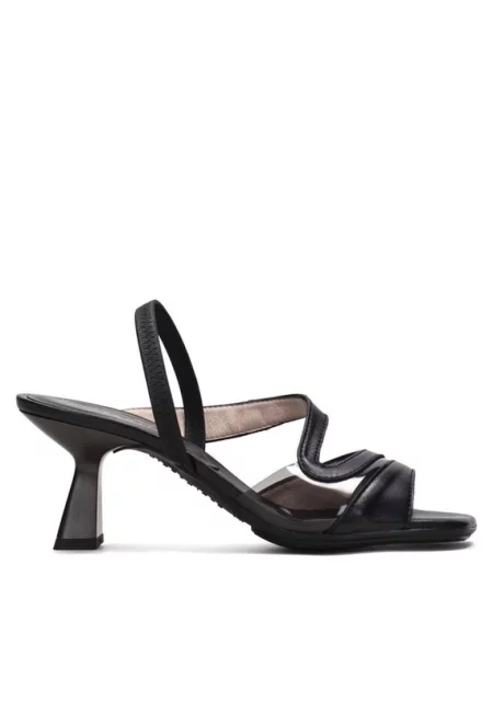 Дамски сандали  303725587 - Естествена кожа - Черни