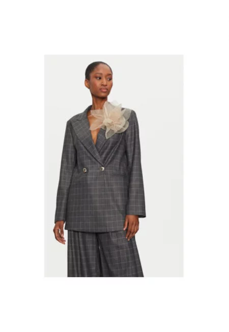 Дамско яке -  304865008 - Полиестер/Вискоза - Сив