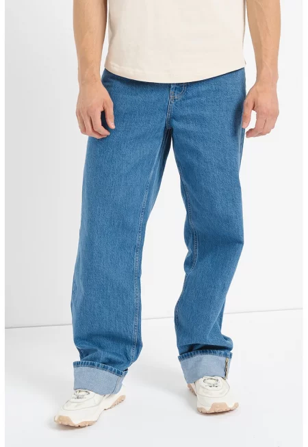 Дънки Jim със свободна кройка - Тъмносин