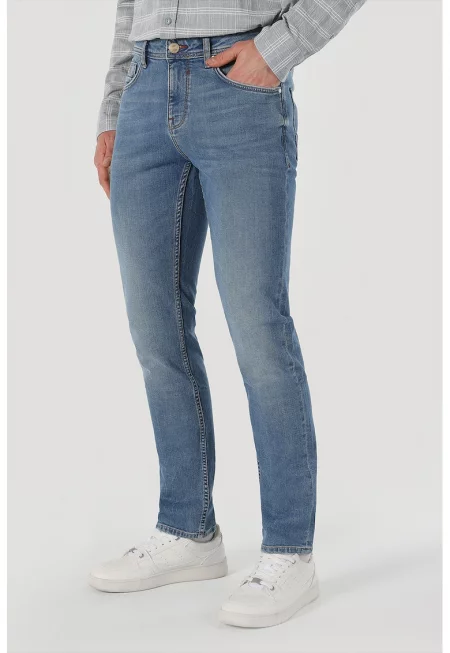 Дънки с 5 джоба - Син