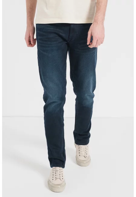 Дънки Twister със захабен ефект - Тъмносин