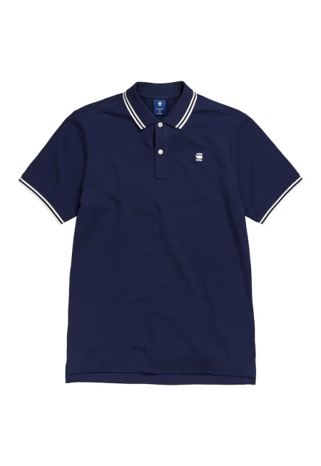 Dunda Slim Fit Polo T-Shirt 2 - Тъмносин