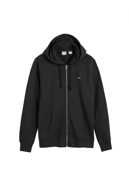 Худи с памук с цип