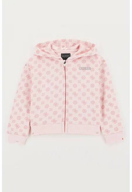 Худи с принт и цип