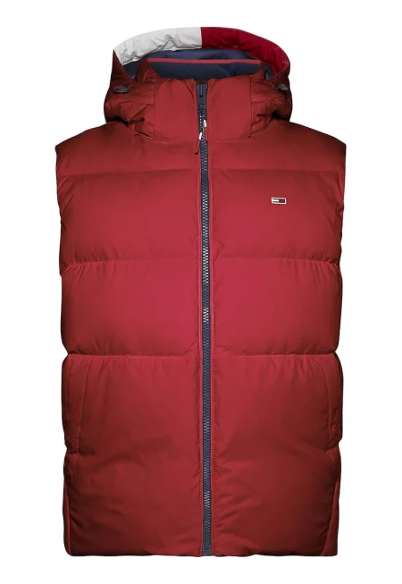 Капитониран елек с качулка