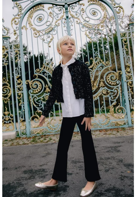 Късо яке Paulita от туид