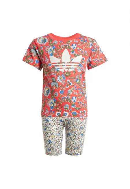 Комплект тениска и къси панталони от памук