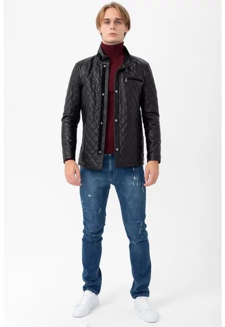 Кожено яке с цип