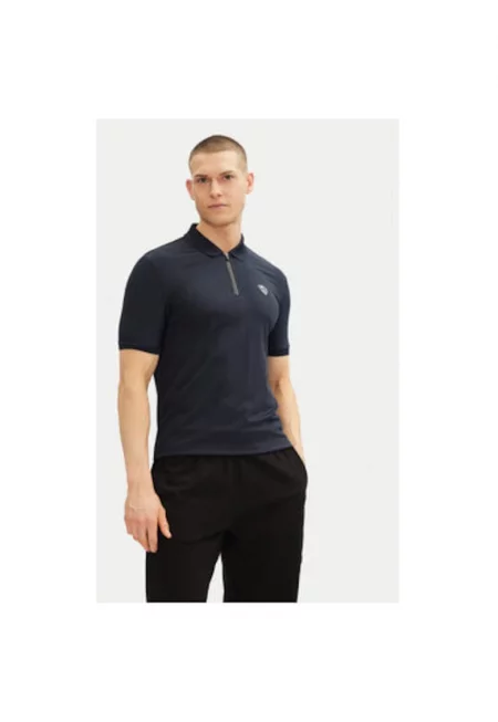 Мъжка поло риза  Emporio Armani - 8NPF13 PJRGZ - Вискоза/Полиамид - Тъмносин