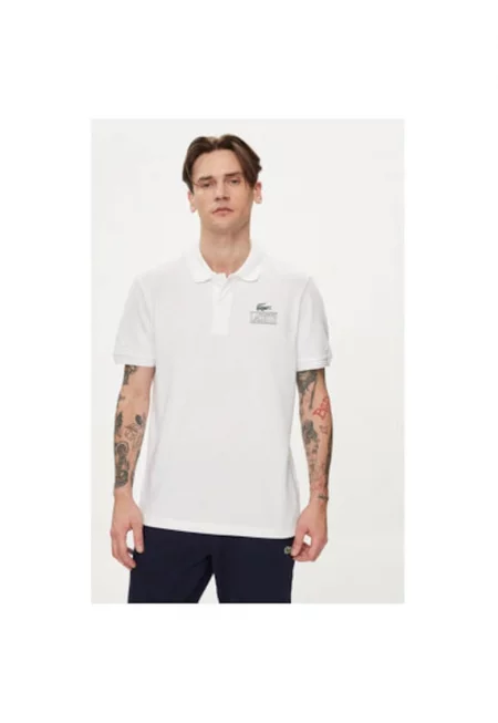 Мъжка тениска -  303719111 - Памук - Бяла - Бял