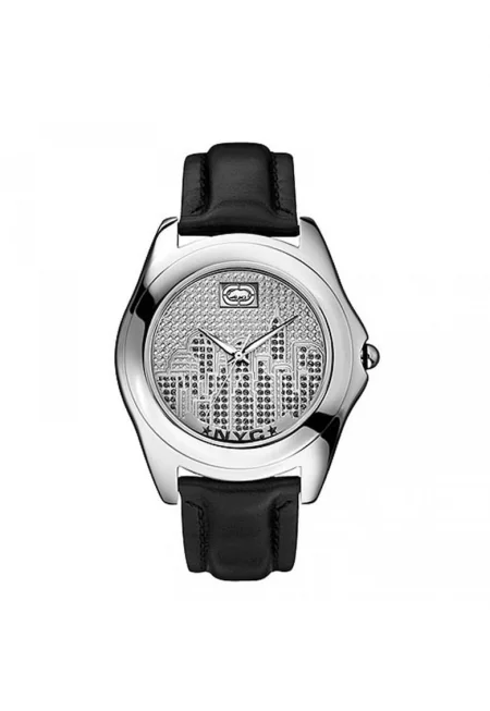 Мъжки часовник City Silver 497307020 - Черен