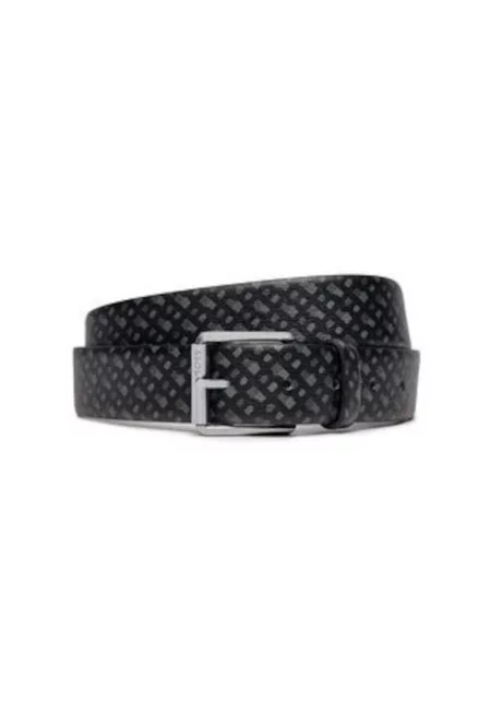 Мъжки колан  черен - пластмасов