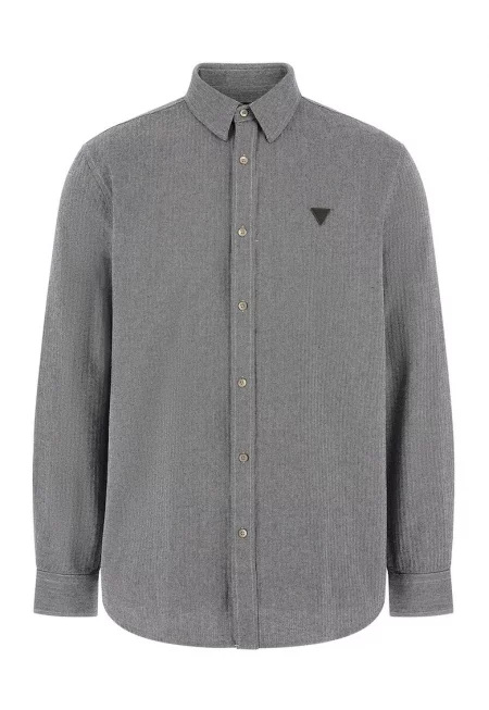 Памучна риза с шарка