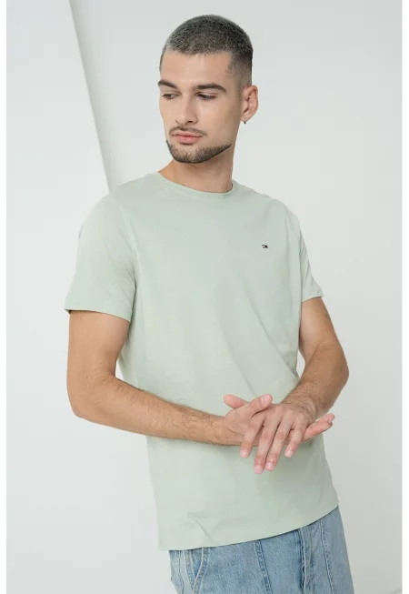 Памучна слим тениска