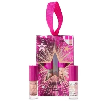 Подаръчен комплект REVOLUTION Pout bomb lip gloss duo 2 части 8891