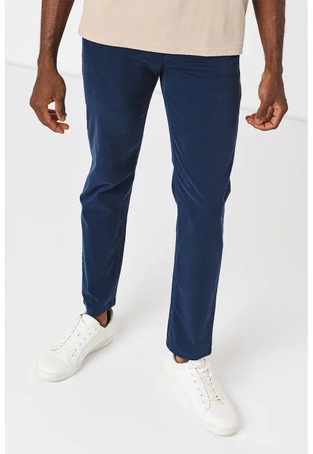 Прав панталон чино - Тъмносин