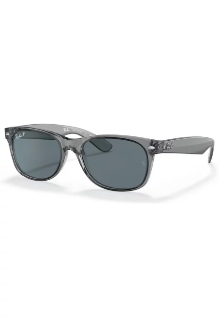 Ray Ban - Унисекс слънчеви очила Wayfarer с поляризация - Сиво-бежов/Сребрист