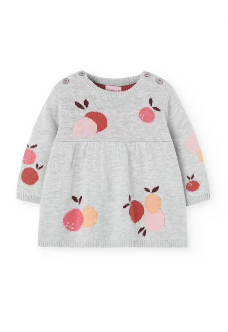 Рокля с плодова шарка и басти