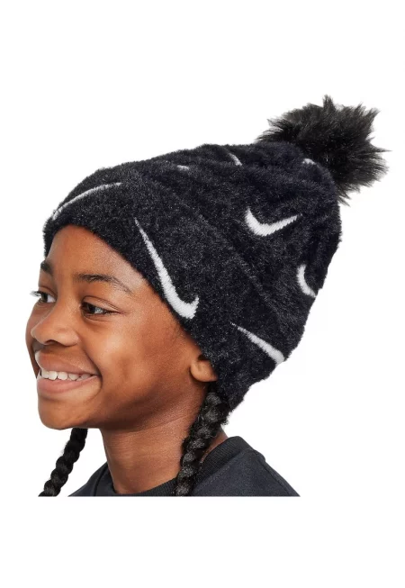 Шапка  Pom Peak JR FZ3062-010 - Момичета - Черна - универсална