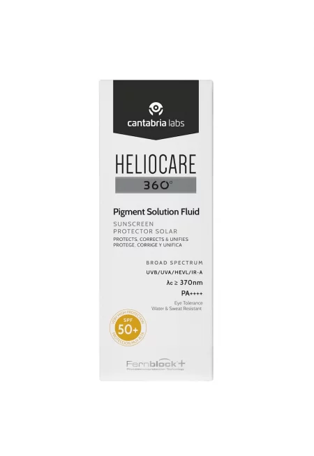 Слънцезащитен флуид Cantabria Heliocare 360º Pigment Solution SPF50+ - За предотвратяване и намаляване на пигментни петна - 50 мл