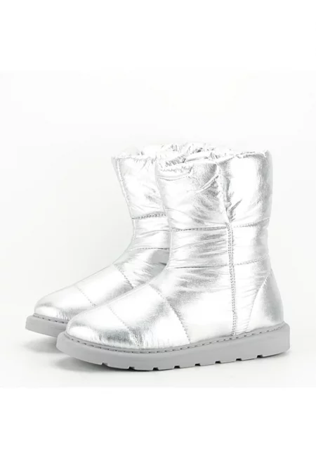 Сребърни водоустойчиви ботуши 6423 110 11936