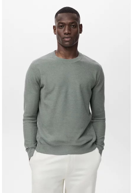 Стандартен фино плетен пуловер