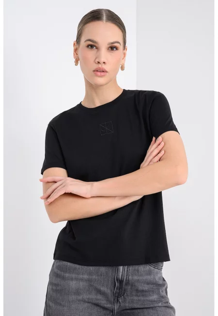 Стандартна тениска - Черен