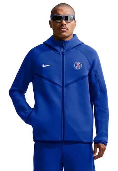 Суитшърт  Paris Saint-Germain Tech Windrunner FL II3210-417 - мъжки - син