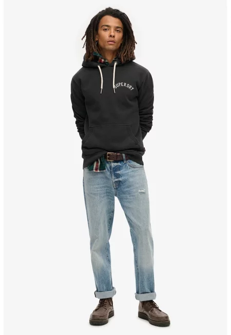 SUPERDRY - Худи с памук с джоб кенгуру