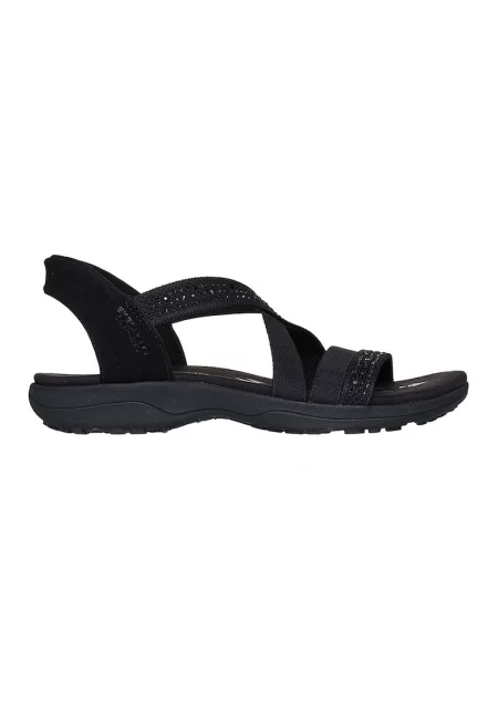 Текстилни сандали Slip-Ins Reggae Slim - Черен
