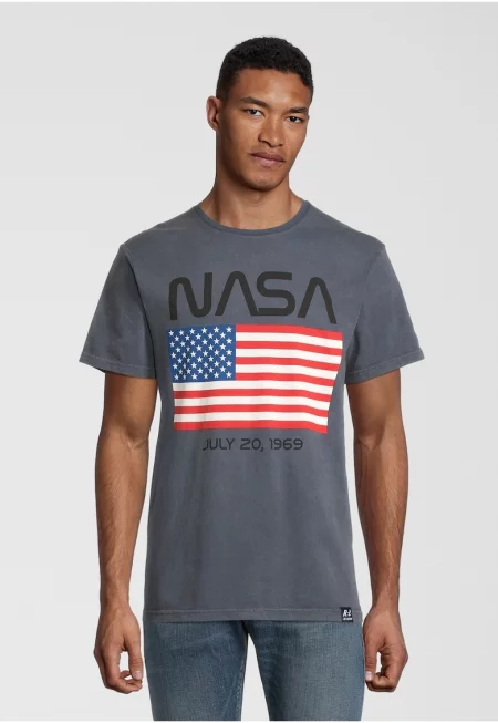 Тениска NASA Moon Landing Date USA Flag 5503