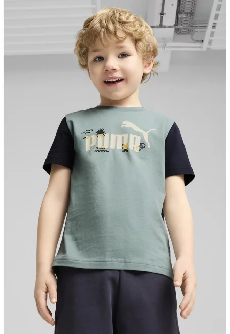 Тениска с лого на гърдите