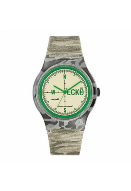 Унисекс часовник -  Пластмаса/Найлон - 42 мм - Многоцветен