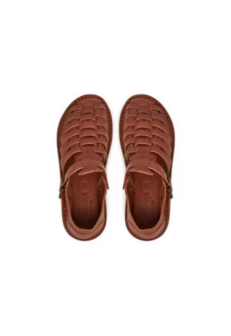 Унисекс сандали  D025 - естествена кожа - 39 EU - кафяви