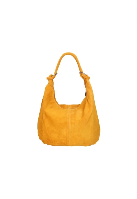 Велурена чанта - Светлокафяв