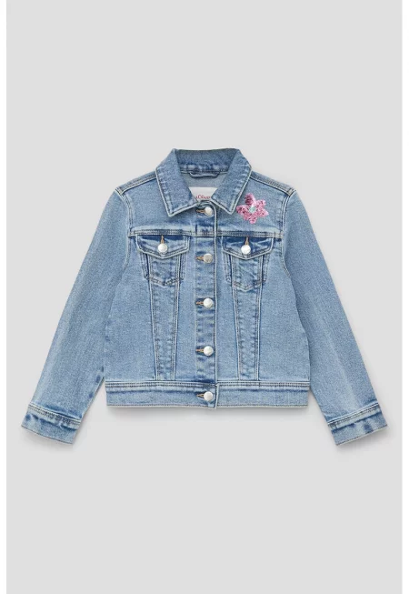 Яке от деним с пайети