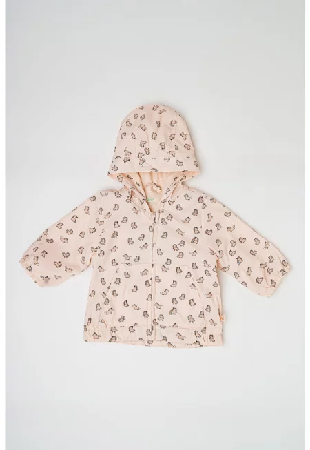 Яке с качулка и щампа