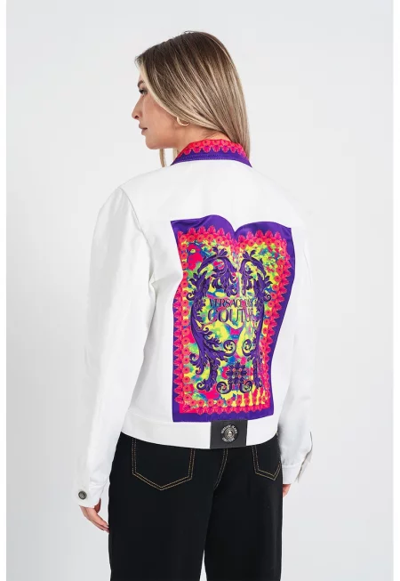 Яке с принт и джобове