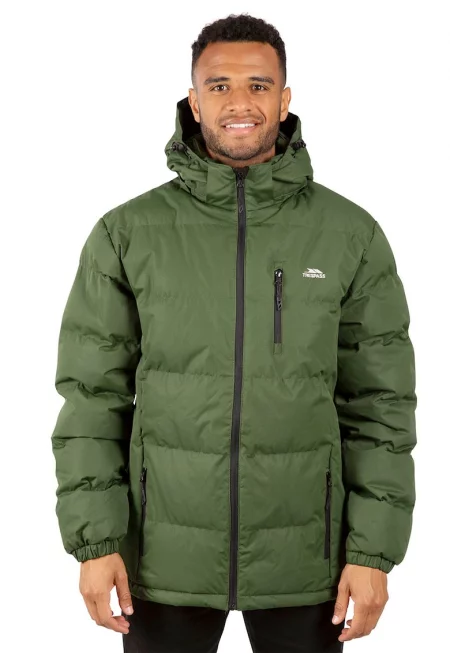 Яке с вата и подвижна качулка ClipMAJKCAI20001 - Зелени аспержи