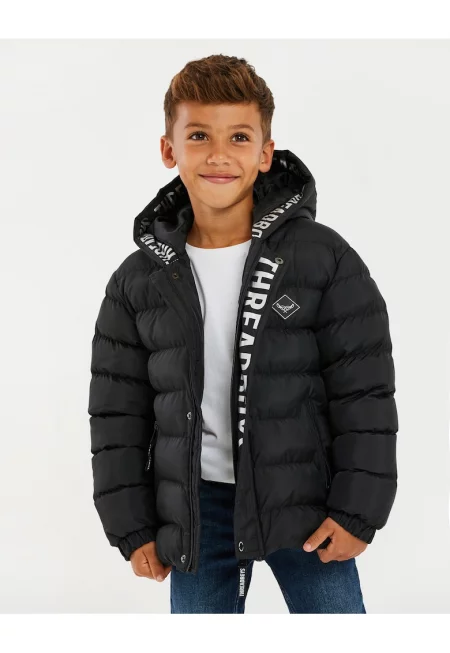 Зимно капитонирано яке с качулка