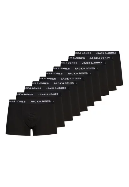 Боксерки с лого на талията - 10 чифта - Бял/Черен