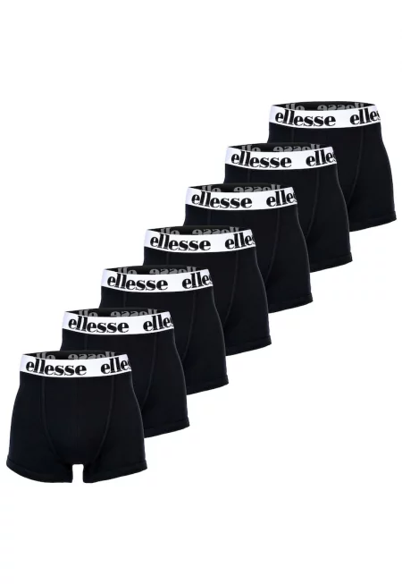 Боксерки с лого на талията - 7 чифта - Бял/Черен