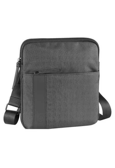 Чанта през рамо  Domani - полиестер - черен