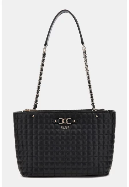 Чанта през рамо от еко кожа - Черен