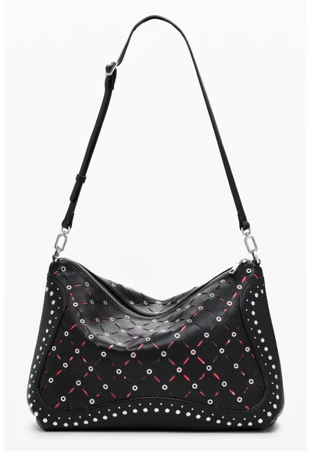 Дамска черна чанта 25WAXP37 - Черен