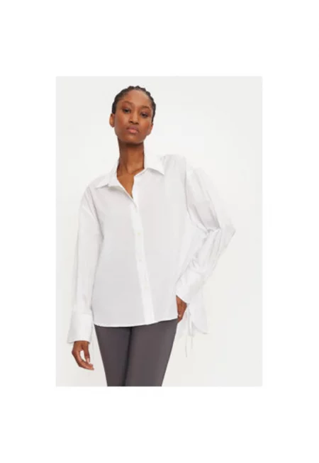 Дамска риза -  304937101 - Памук - Бяла - Бял